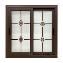 Best price professional producer bronze color sliding windows with fly screen